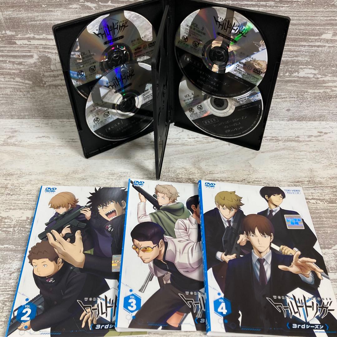 ♦︎新品ケース付き♦︎ ワールドトリガー season3 レンタルDVD 全話セット