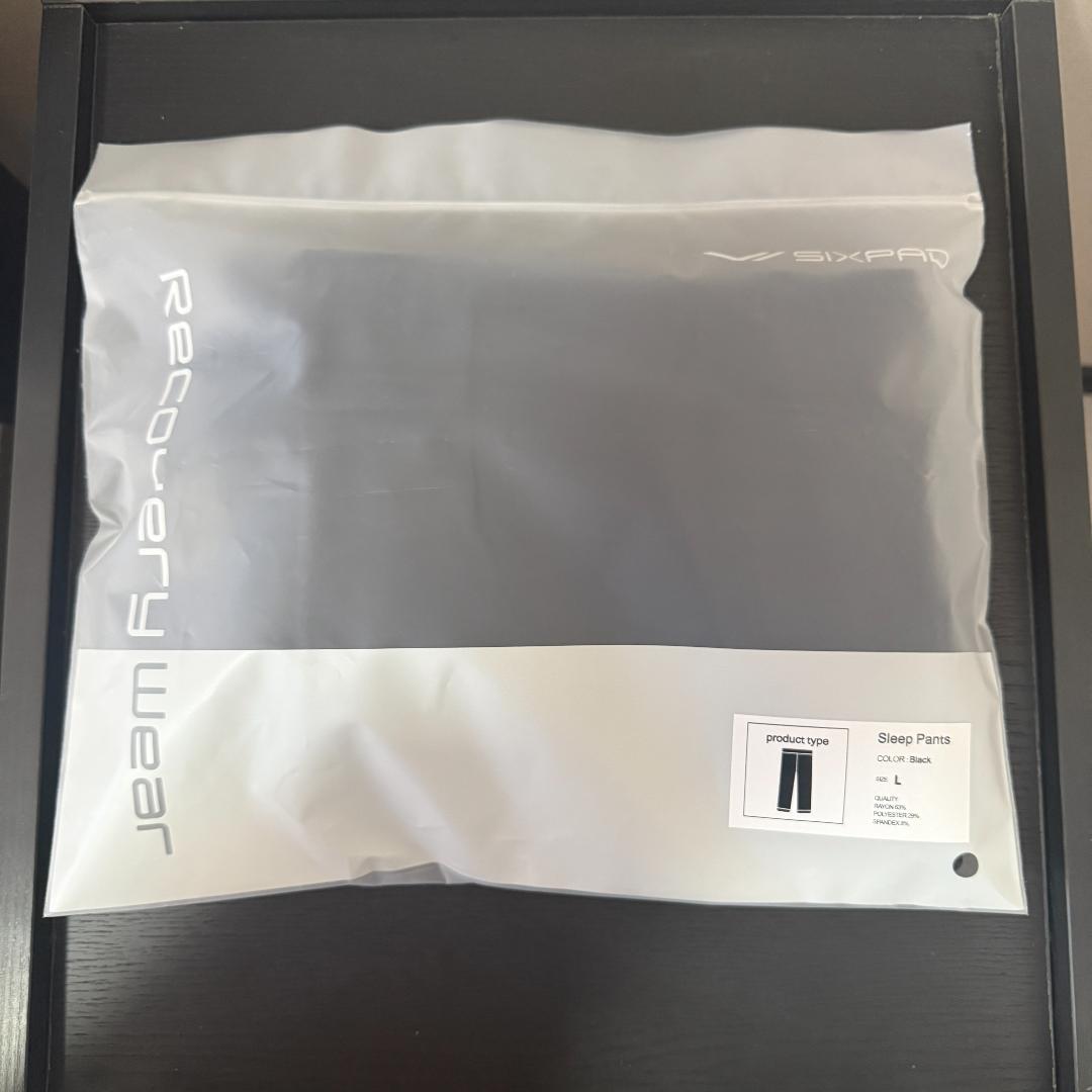 SIXPAD リカバリー 黒 男女兼用 上下セットL サイズ 新品