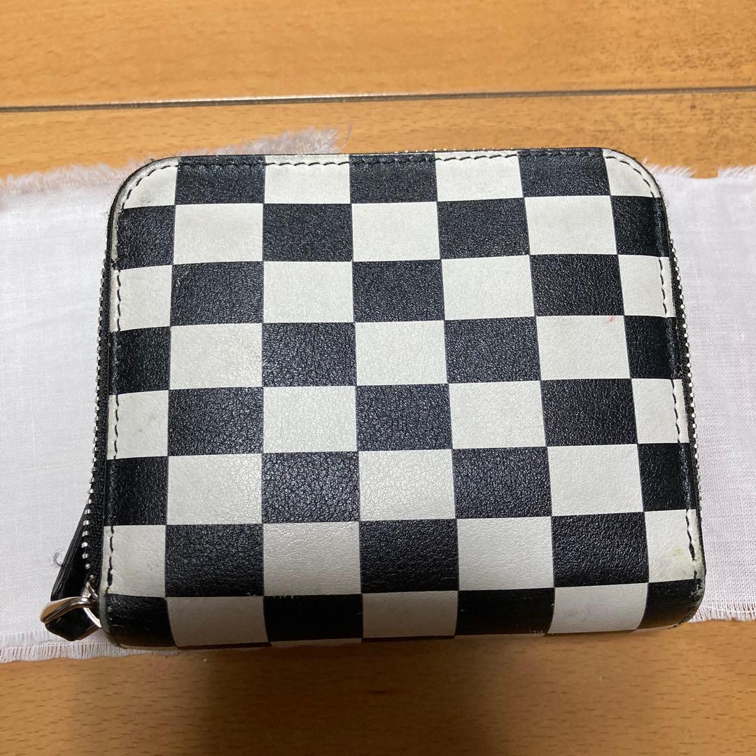 CHRISTIAN DIOR チェック柄 二つ折り財布