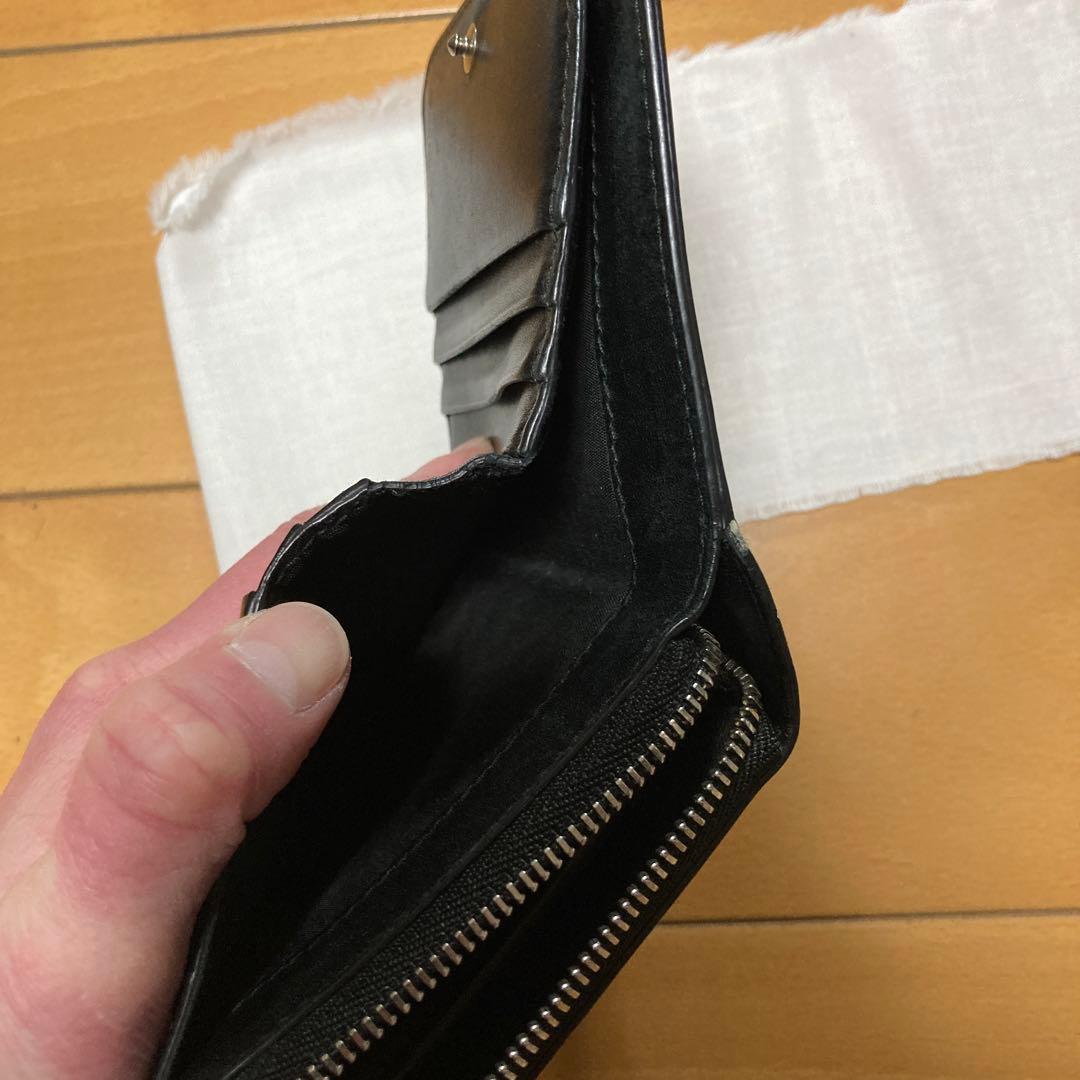 CHRISTIAN DIOR チェック柄 二つ折り財布