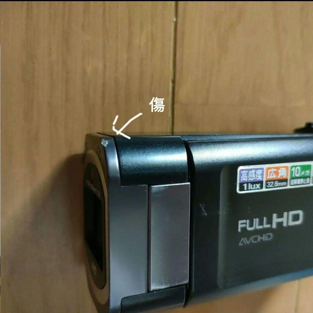 JVC GZ-V590 ビデオカメラ フルHD バッテリー2個付