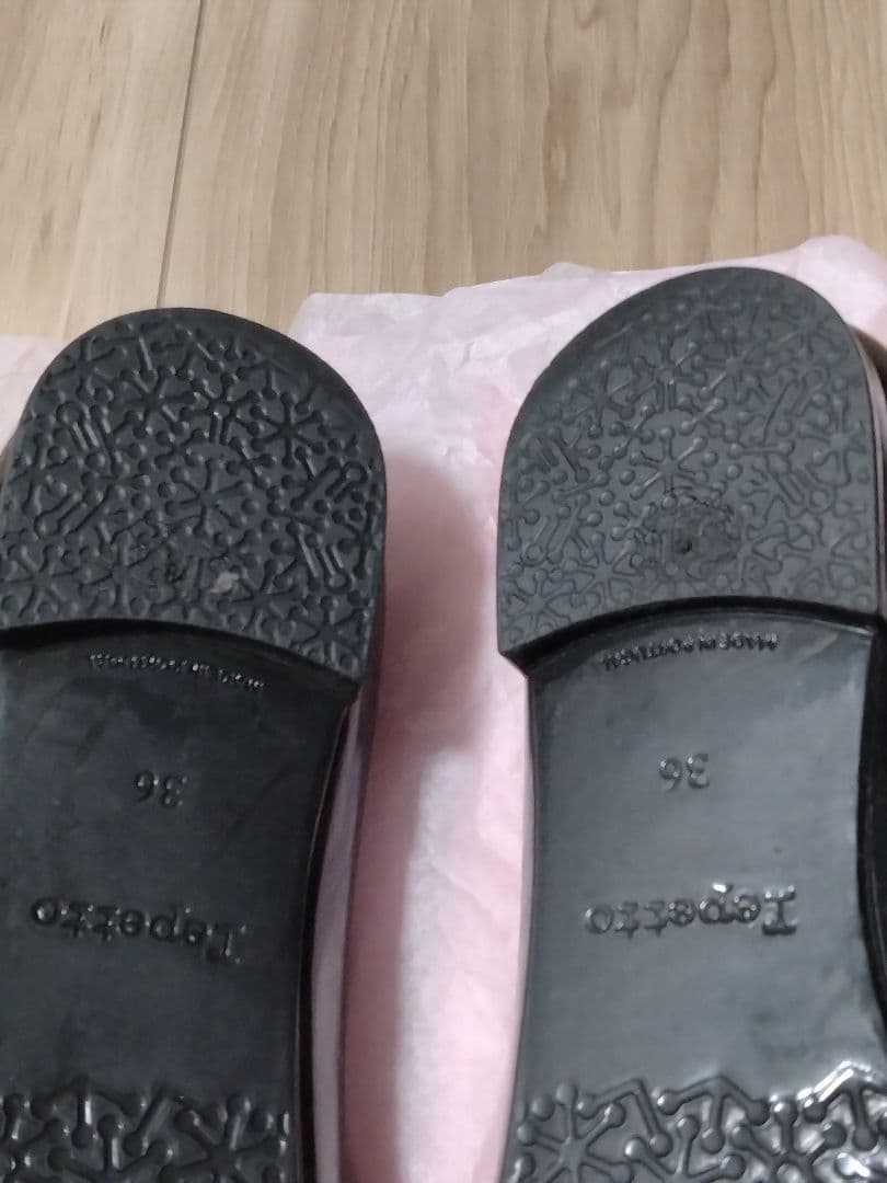Repetto ブラック フラット　レインシューズ