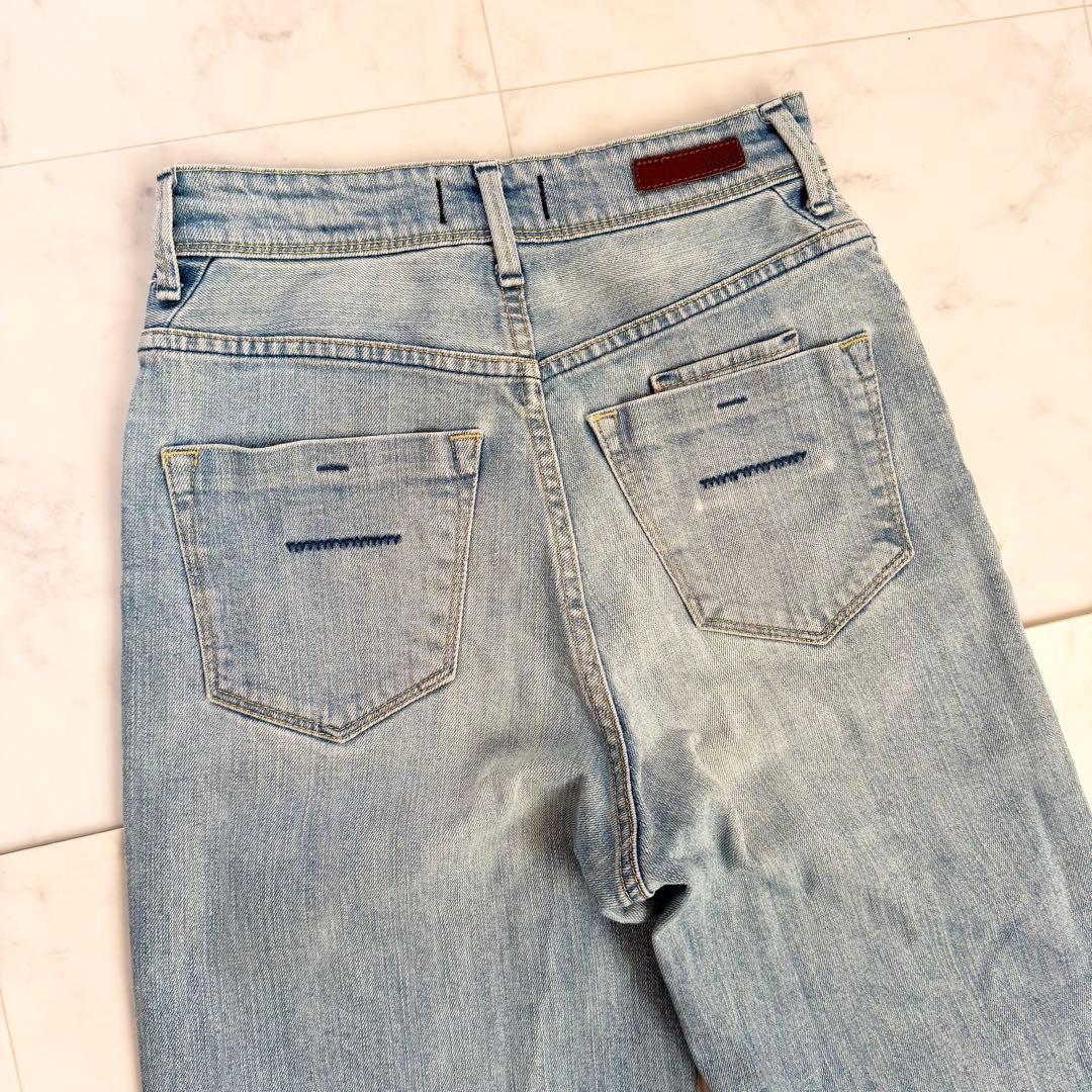 美品　完売品　23SS ヤヌーク　イエナ別注　LILITH カットオフデニム