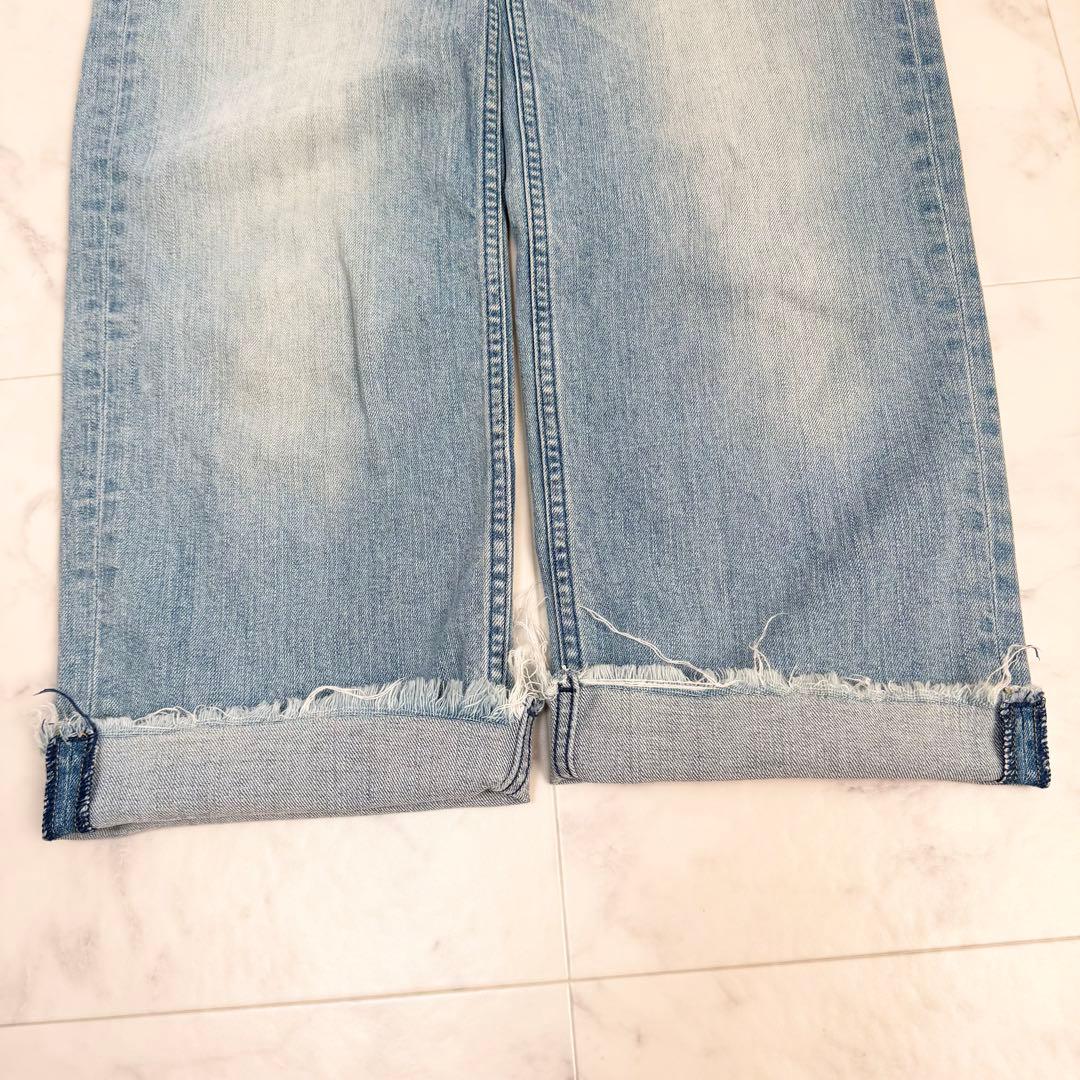 美品　完売品　23SS ヤヌーク　イエナ別注　LILITH カットオフデニム