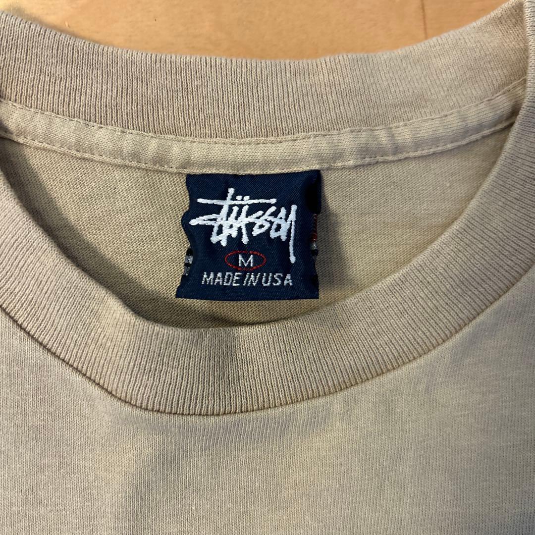 【希少】90s USA製 OLD Stussy Tシャツ M ハワイ　TIKI