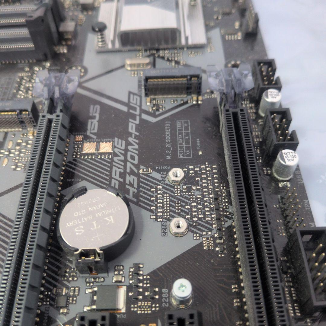 ASUS PRIME H370M-PLUSマザーボード＆Core i3-8100