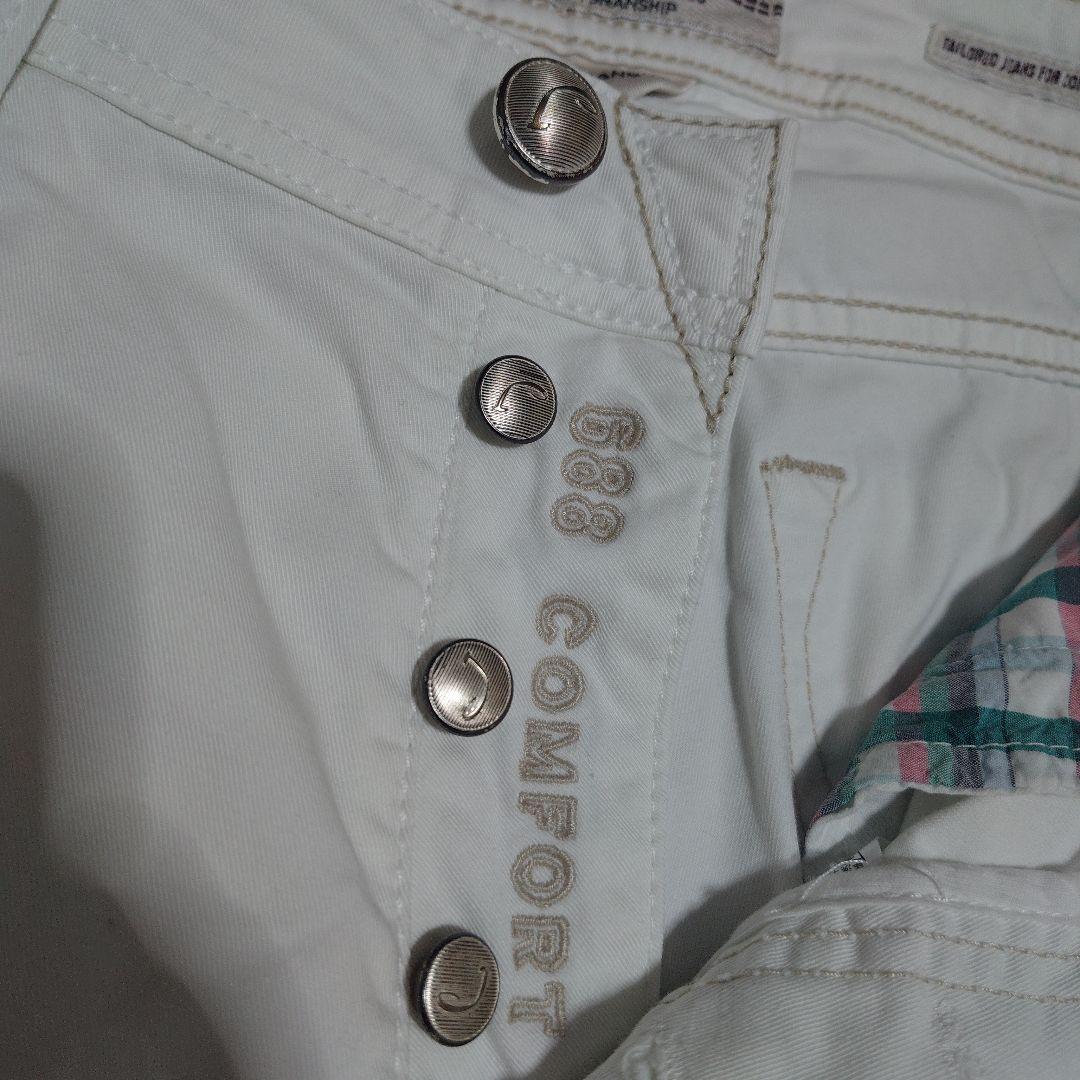 ◎JACOB COHEN 688 Comfort ホワイトストレッチパンツ