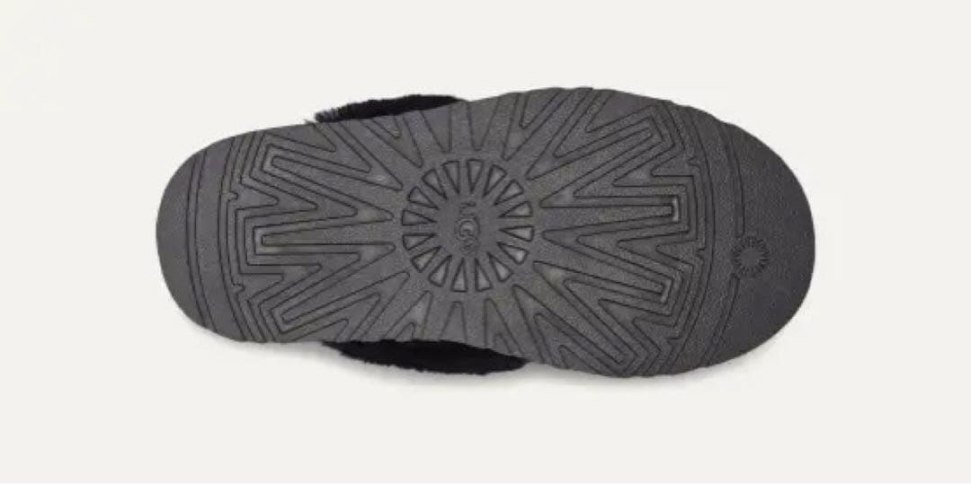 最終値下げ　美品 UGG ファンケット スリッポン サンダル 黒 23cm 厚底