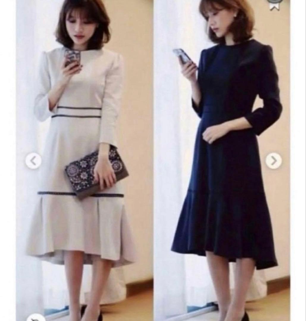 マ*ん様 石原さとみ着用❣️極美品 セルフォード レース切替ワンピース 36 S
