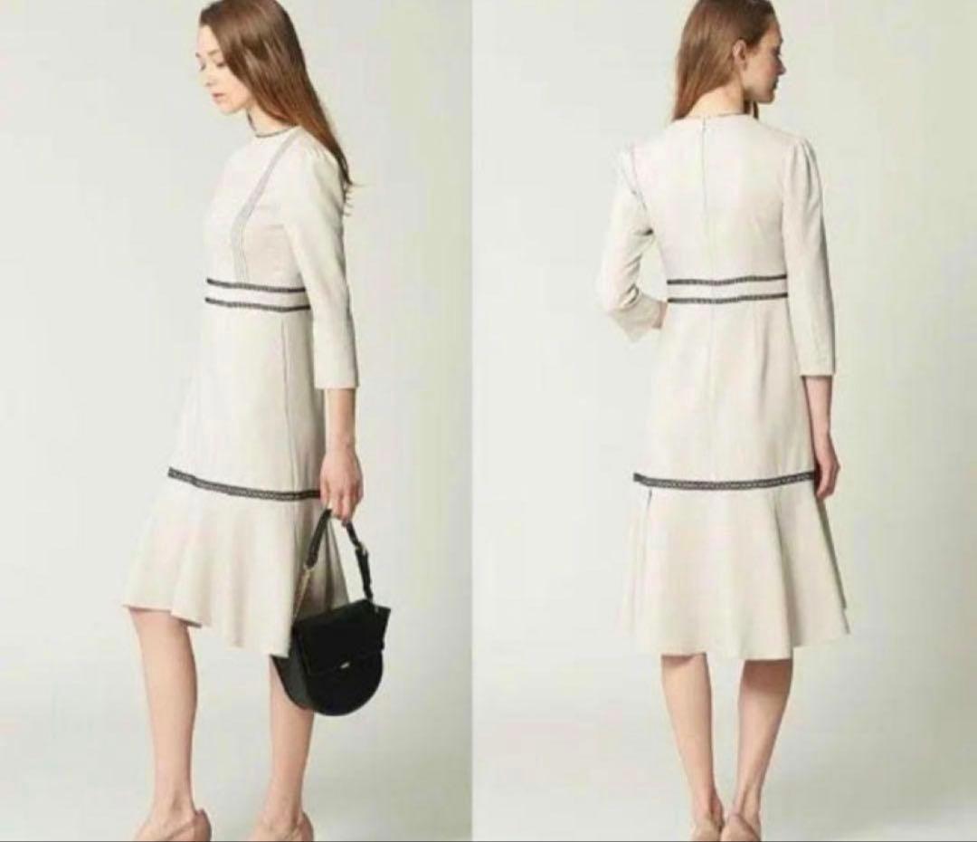 マ*ん様 石原さとみ着用❣️極美品 セルフォード レース切替ワンピース 36 S
