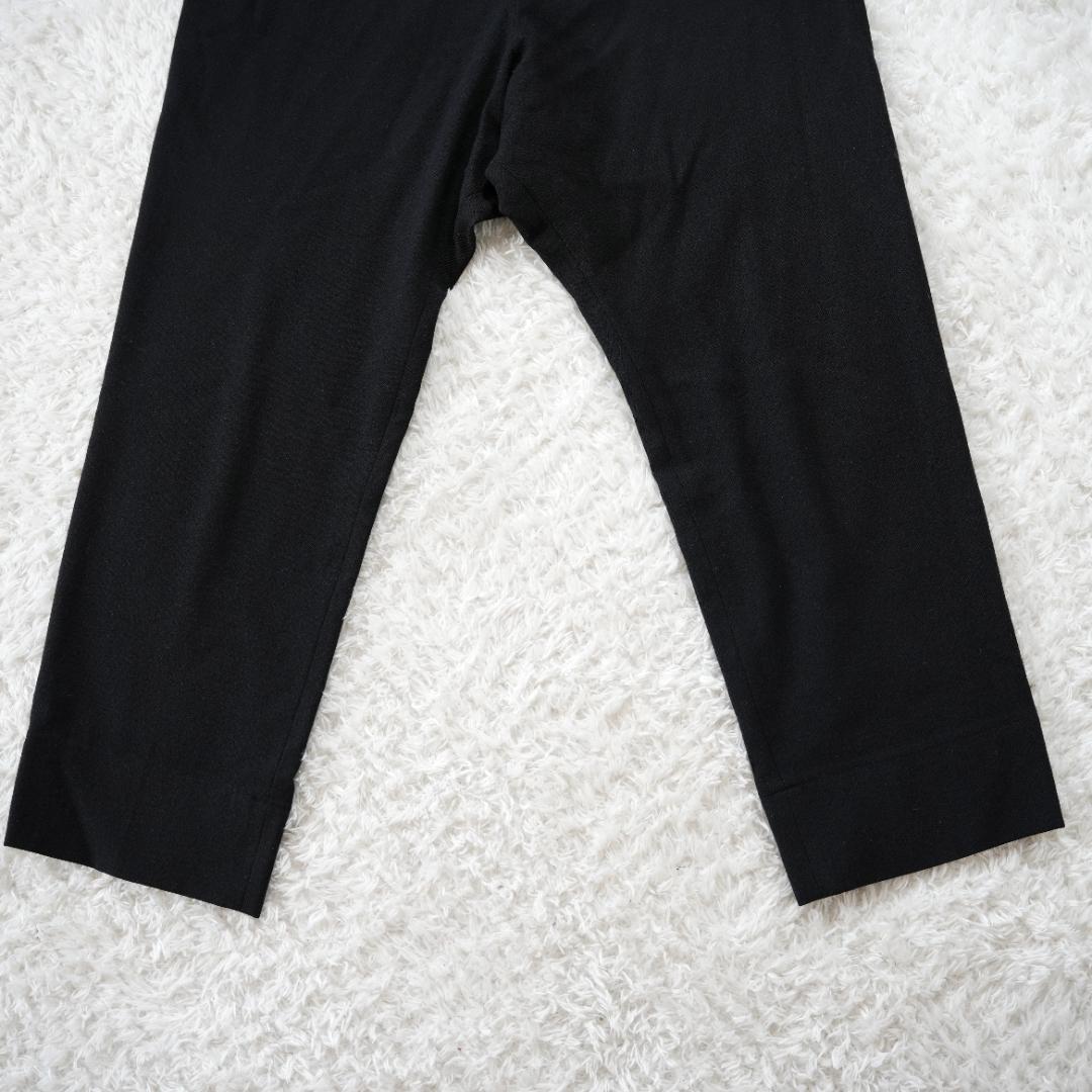 【美品】Yohji Yamamoto　ウールサルエルパンツ　Lサイズ　ブラック