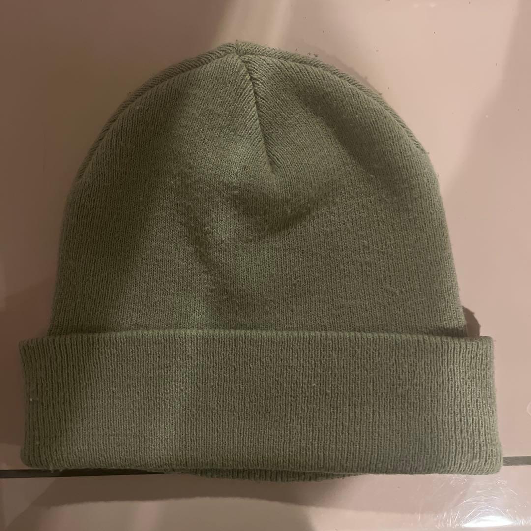 old stussy 白タグ ビーニー ニット帽