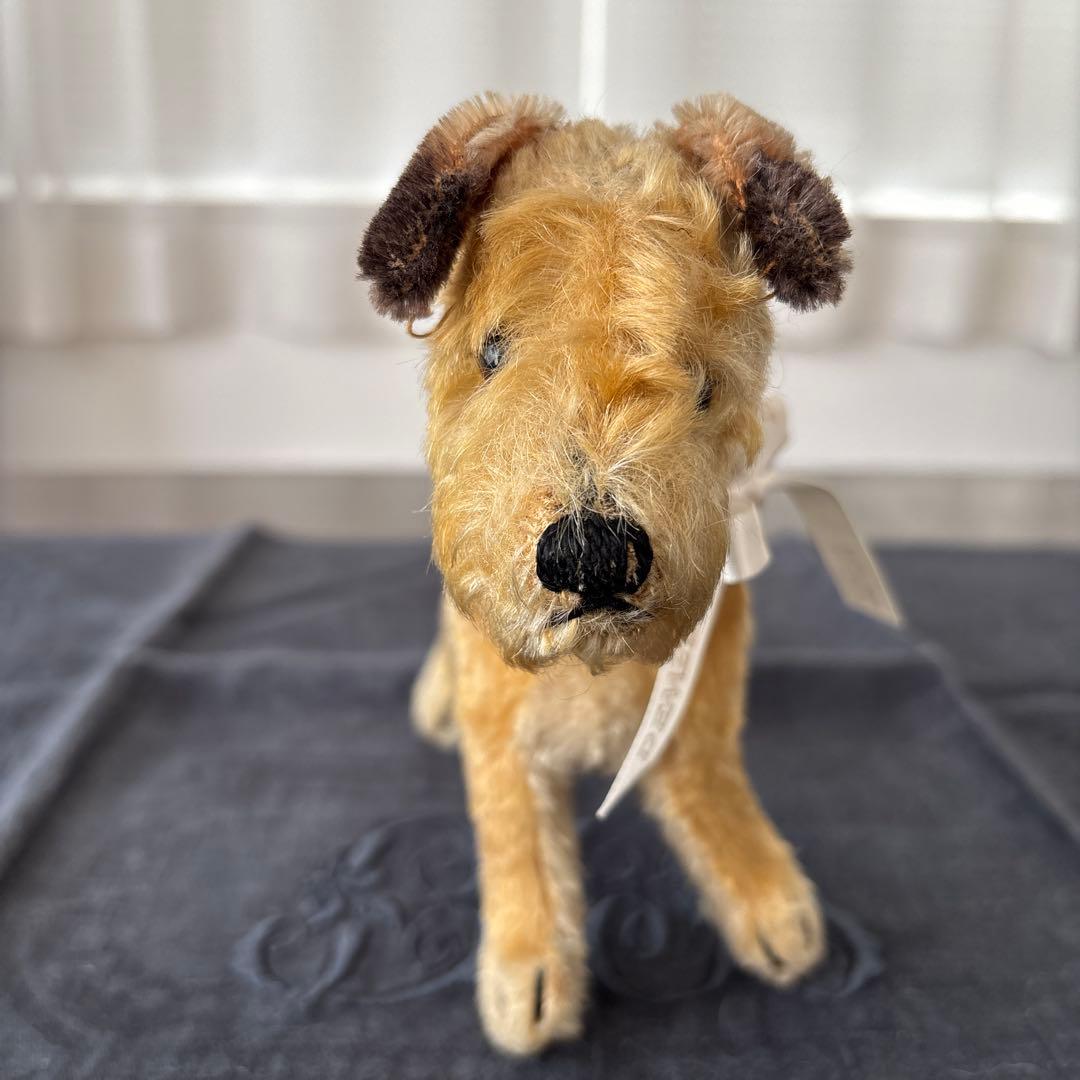 出品2/25まで！(コメント参照下さい) フランス　アンティーク　犬　ぬいぐるみ