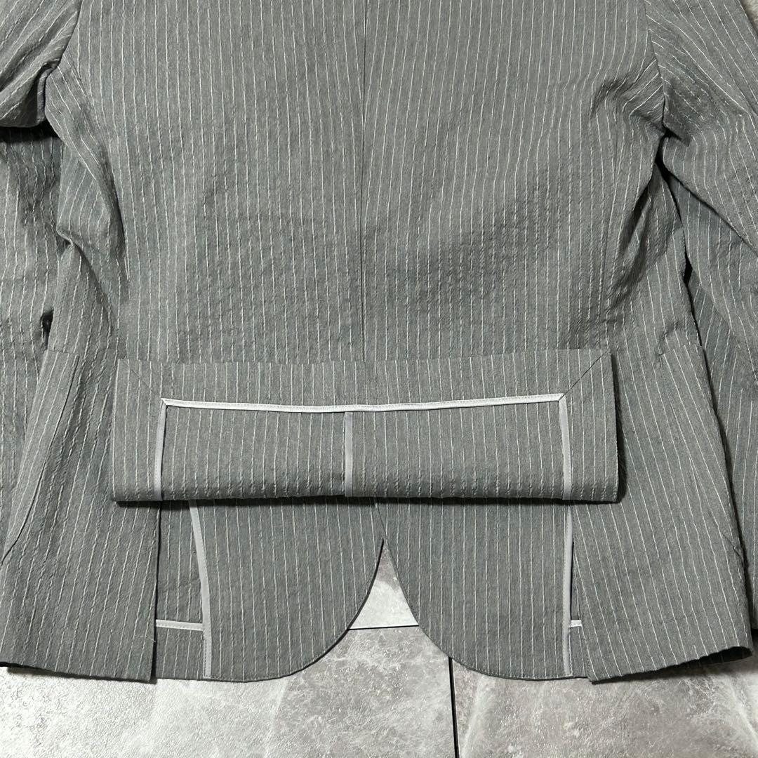 未使用級◎希少XL イタリア名門Subalpino 凸凹立体シアサッカー ST柄