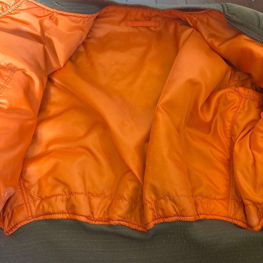 90s ALPHA INDUSTRIES MA-1 フライトジャケット USA製