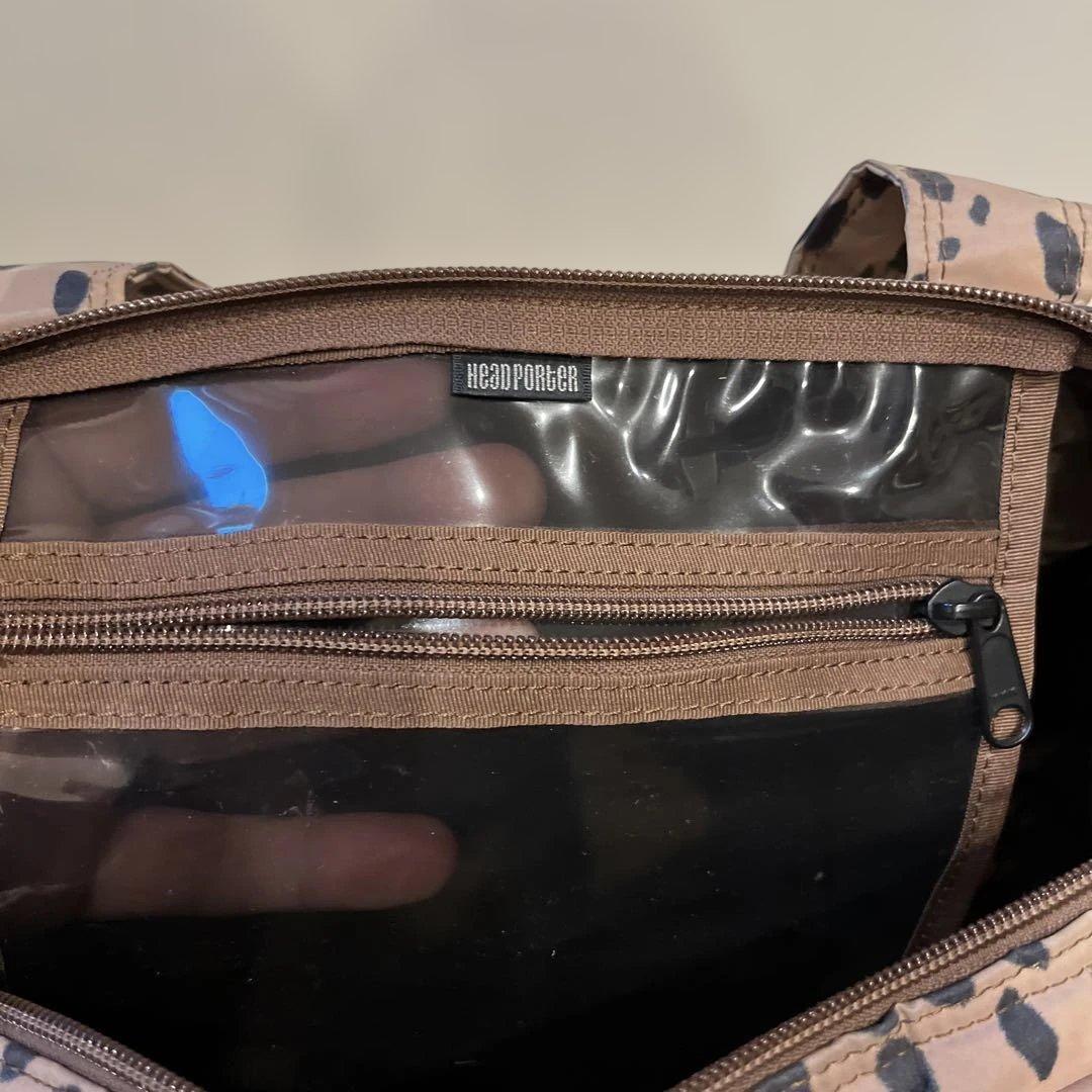 HEAD PORTER 廃盤品 ボストンバッグ　レオパード