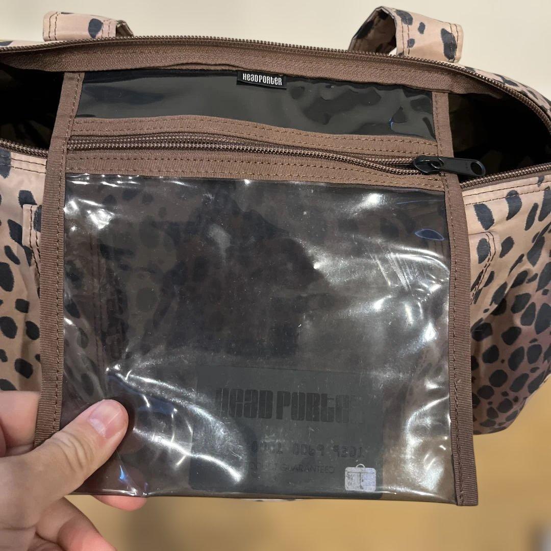 HEAD PORTER 廃盤品 ボストンバッグ　レオパード