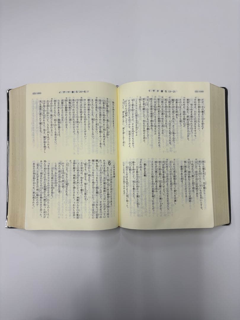 (美品)新共同訳聖書 総革装 中型