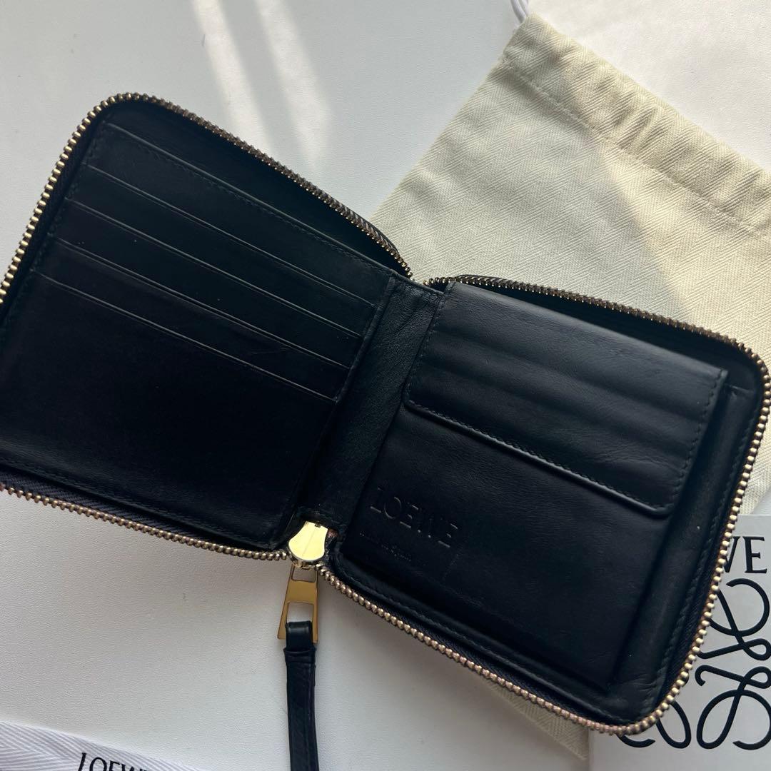 235 美品 LOEWE ロエベ 2つ折り財布