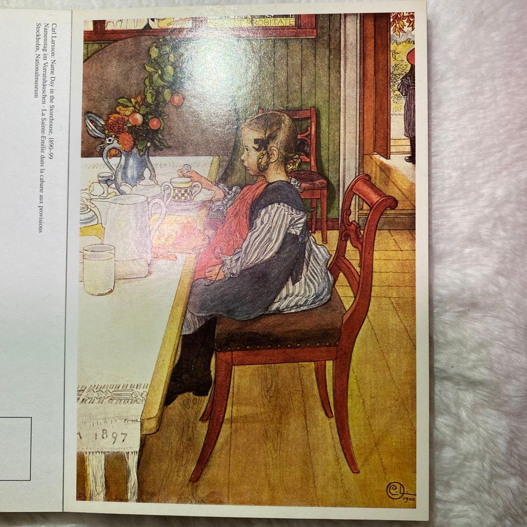 希少　Carl Larsson カールラーション　ポストカードブック　30枚