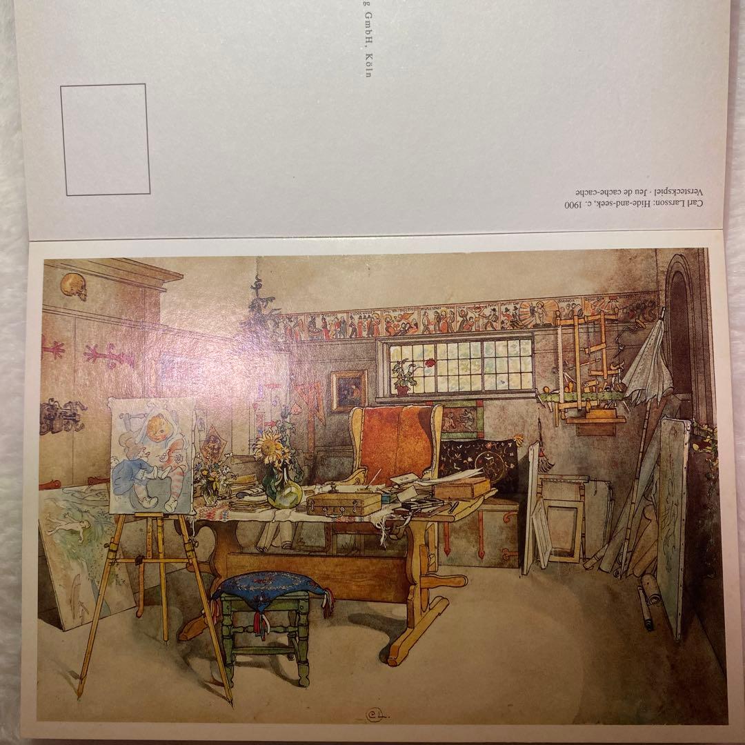 希少　Carl Larsson カールラーション　ポストカードブック　30枚