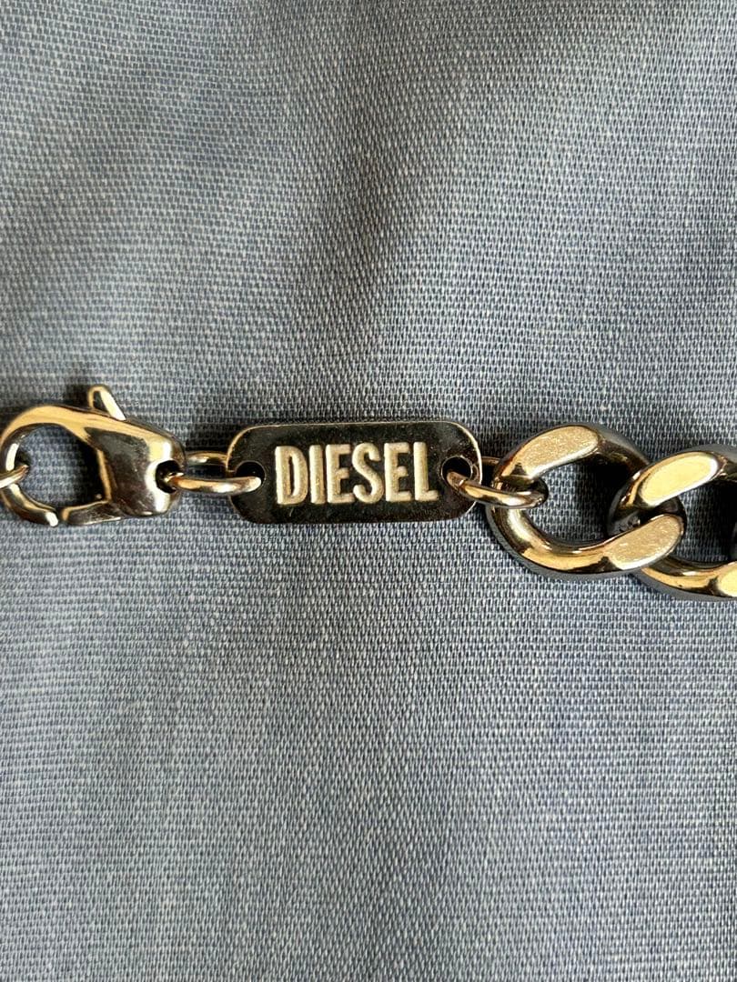 DIESEL チェーンネックレス　シルバー(正規付属品完備)