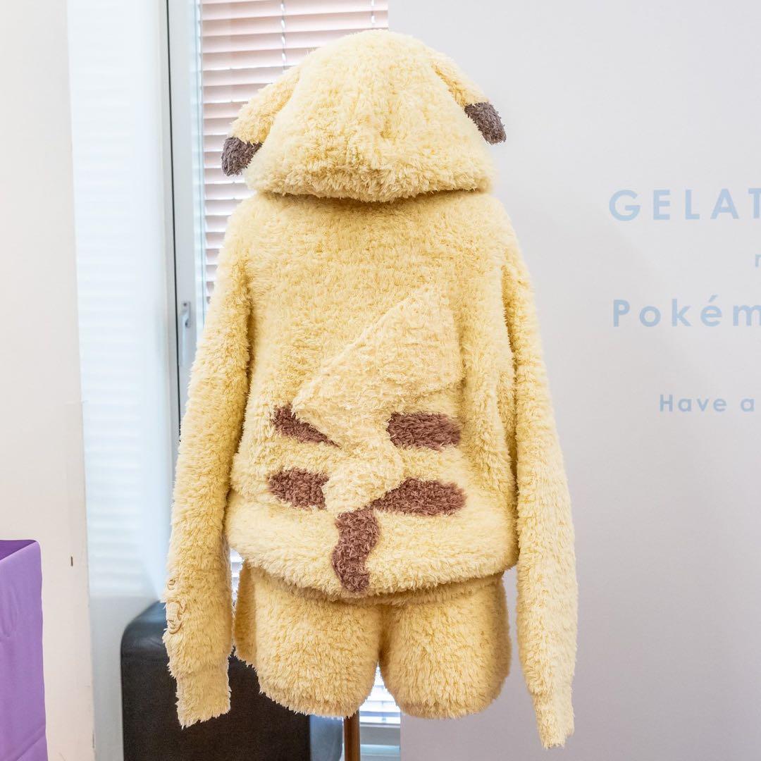 ピカチュウ フリース ルームウェア　ジェラピケ