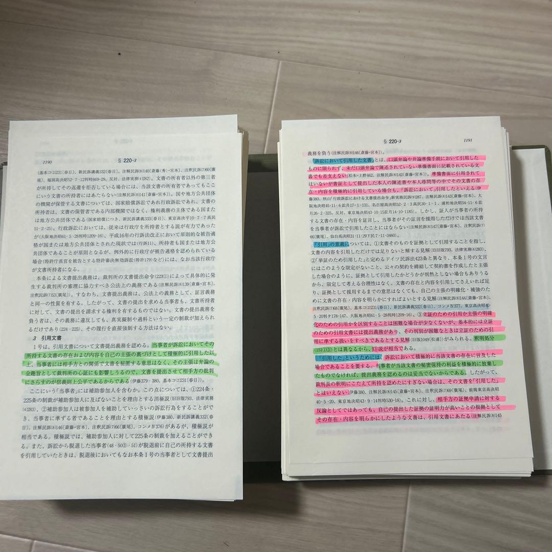 条解民事訴訟法