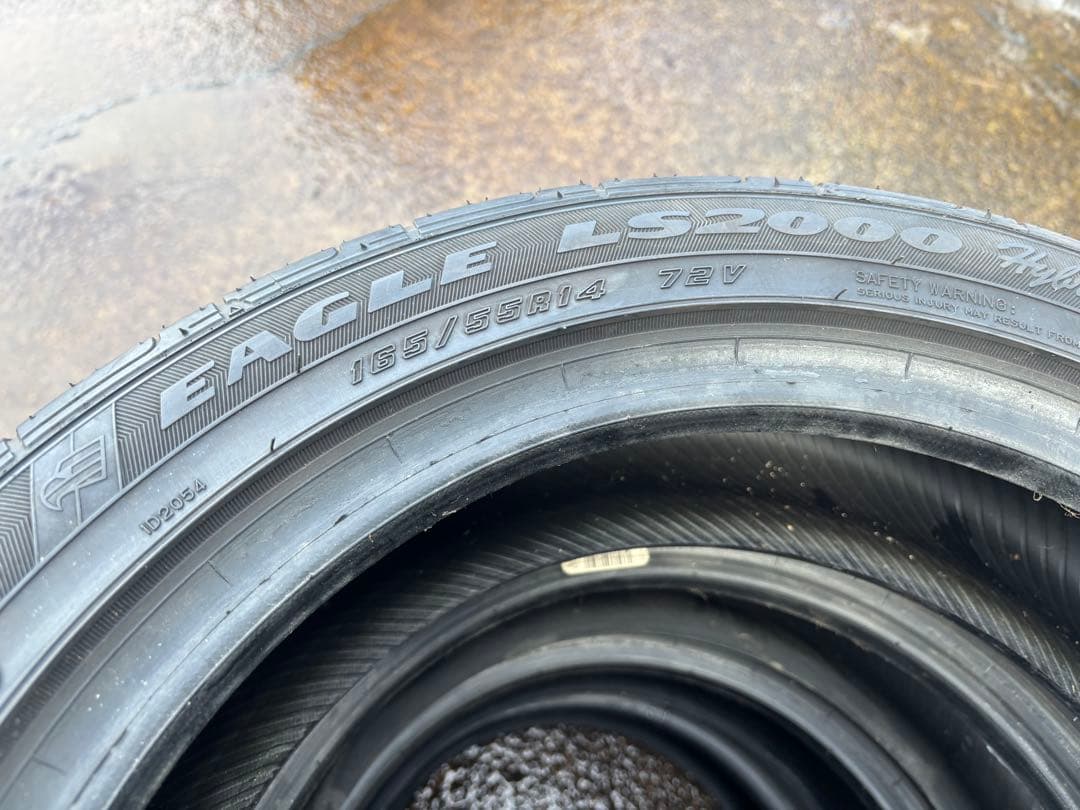 165/55R14 GOODYEAR サマータイヤ 4本 14インチ 2021