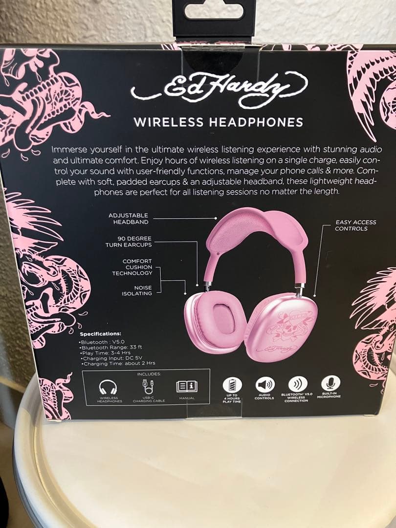 Ed Hardy ヘッドホン　エドハーディ