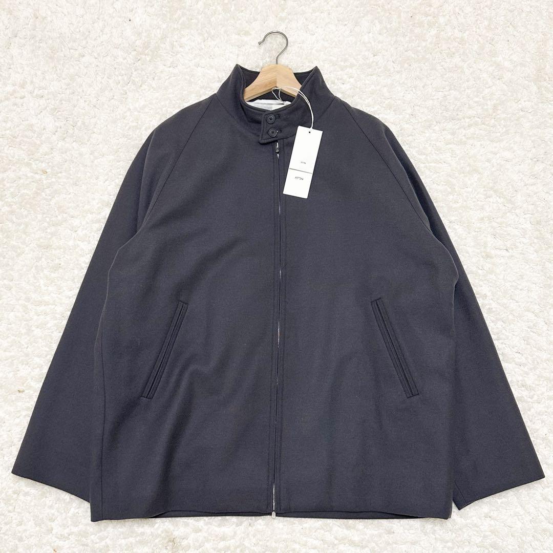 【新品】ATON 160S DOUBLE SAXONY ハリントンジャケット 4