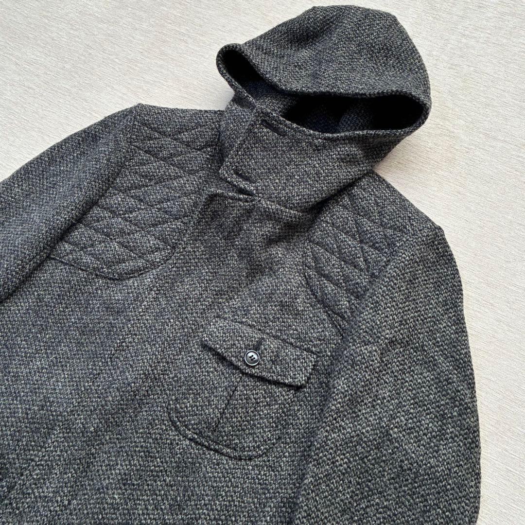 CABANE de ZUCCA ハリスツイード　フードジャケット　ブルゾン　希少