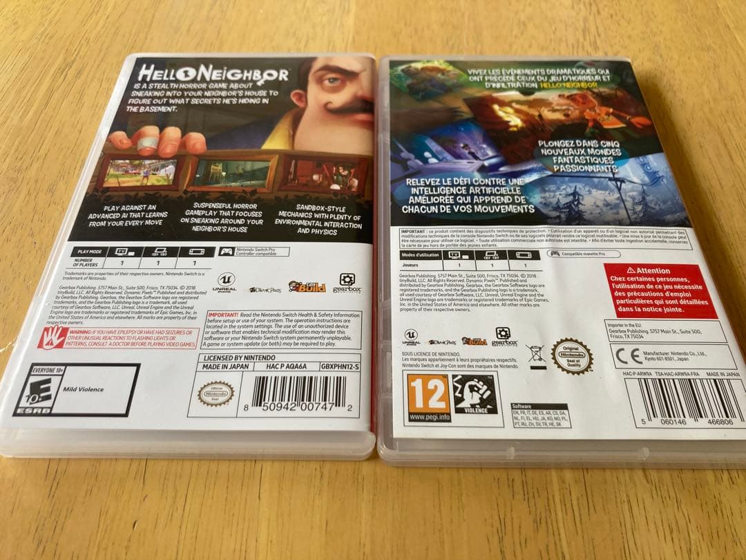 Hello Neighbor & Hide & Seek 2本セット