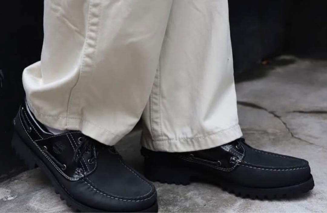 27.5 ティンバーランド 3eye クラシックラグ 黒 timberland