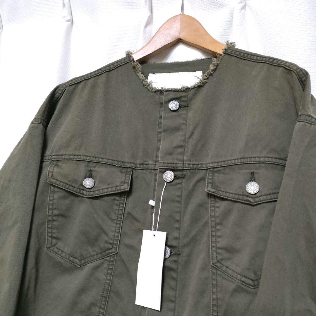 【未使用品】baybee no collar military JK khaki
