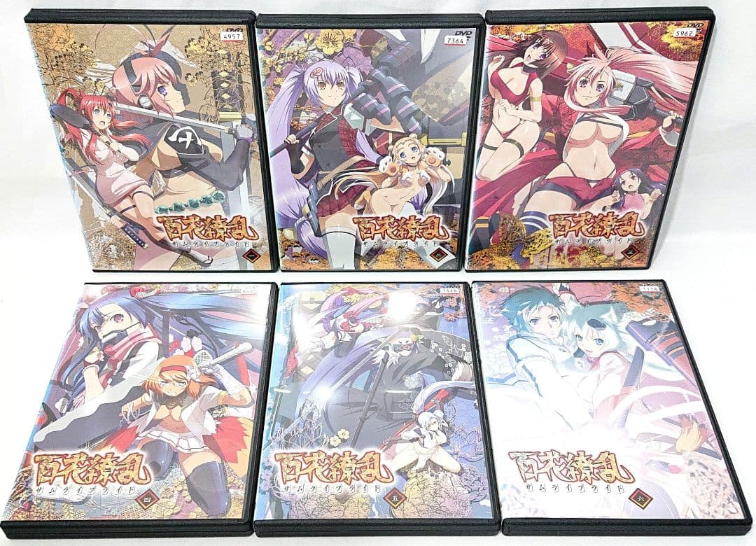 百花繚乱 サムライガールズ/サムライブライド【1期+2期】DVD 全12巻セット