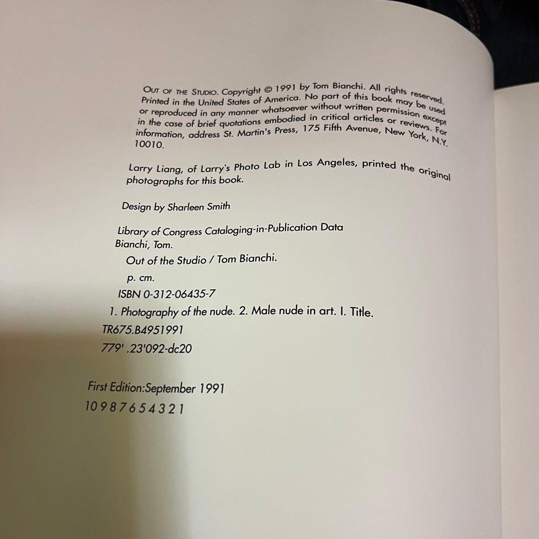 TOM BIANCHI/OUT OF STUDIO トム・ビアンキ写真集・洋書