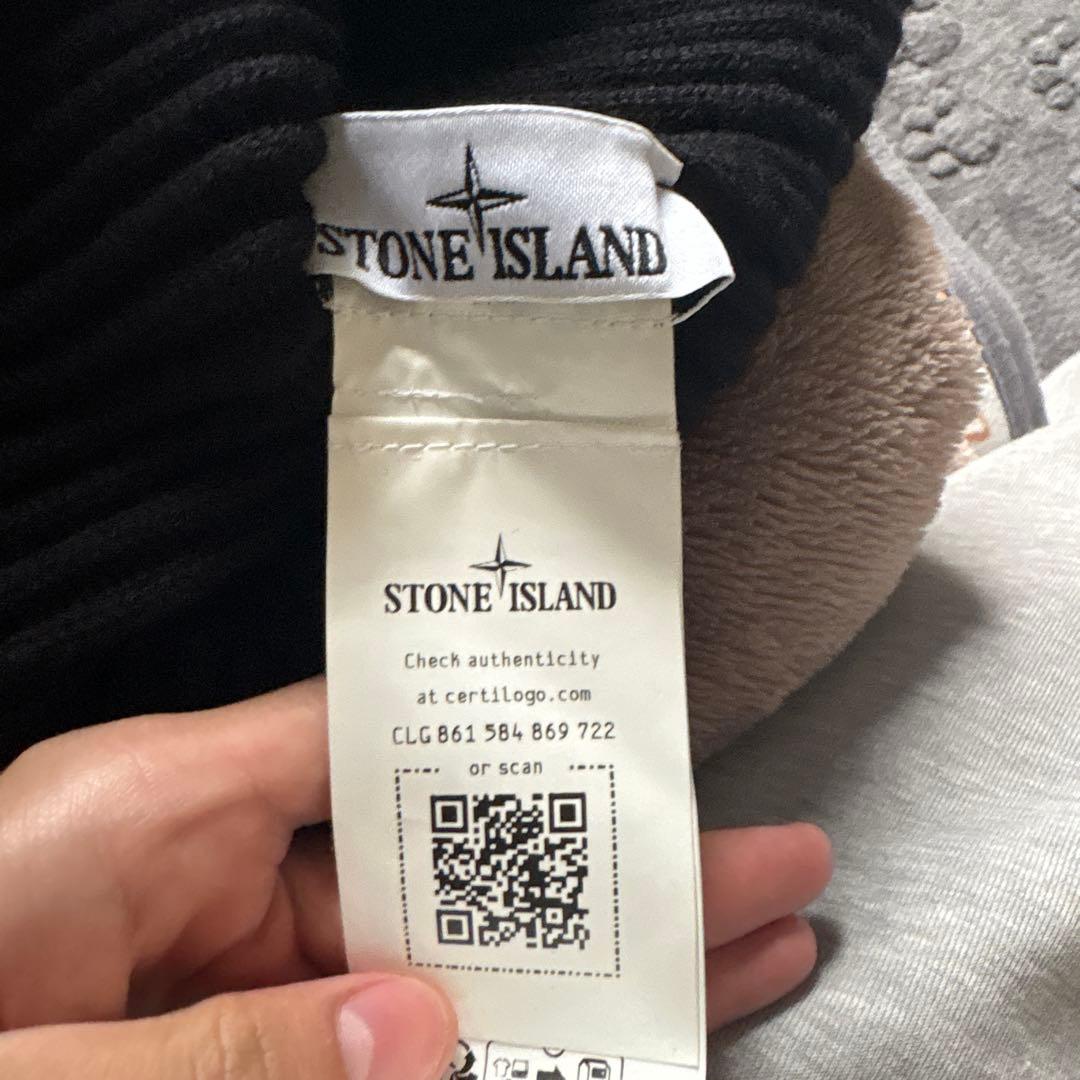 STONE  黒 ニット帽