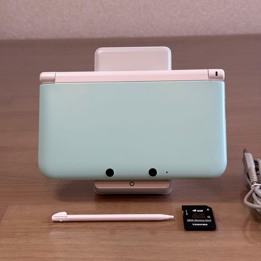 6-039 ニンテンドー3DS LL ミント×ホワイト