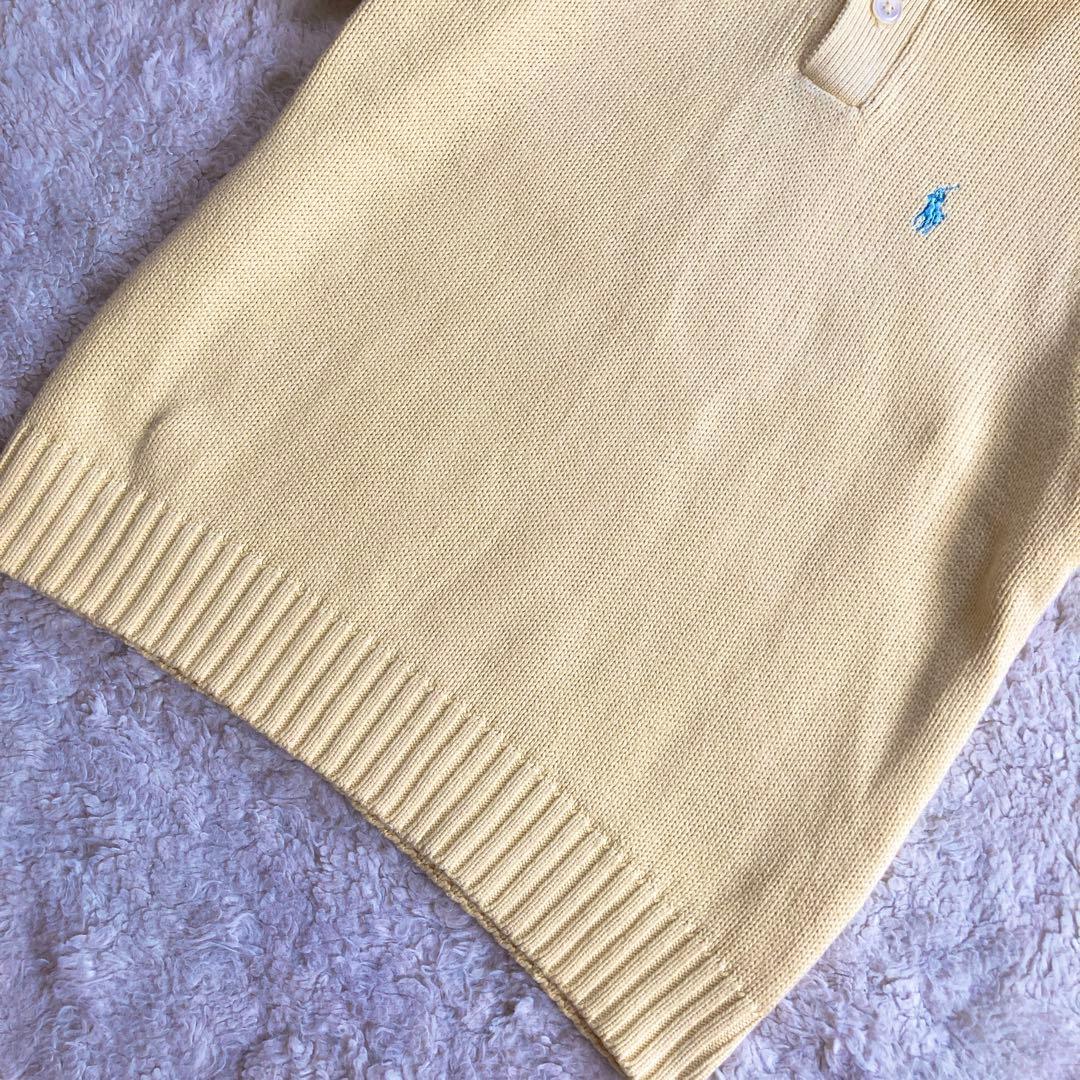 希少・極美品✨ラルフローレン　ポロシャツ　サマーニット　コットン100%　M
