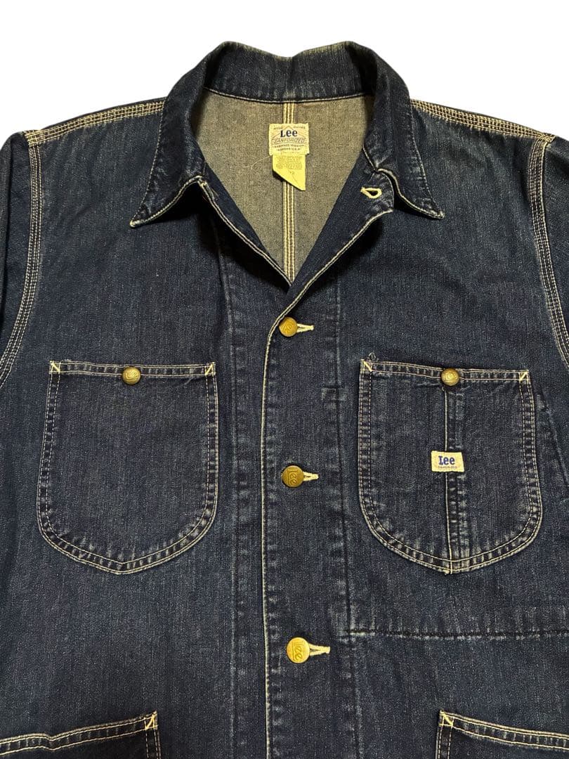 vintage 90s 復刻 Lee 91-j カバーオール L 濃紺