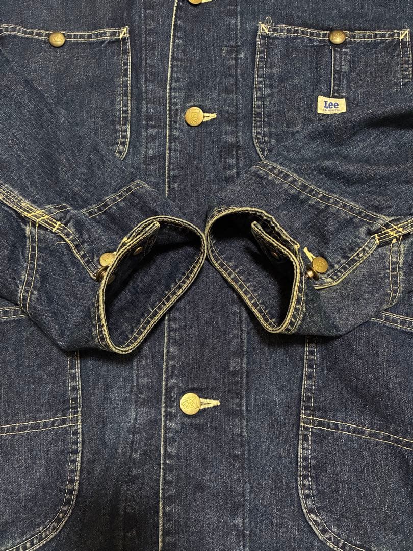 vintage 90s 復刻 Lee 91-j カバーオール L 濃紺
