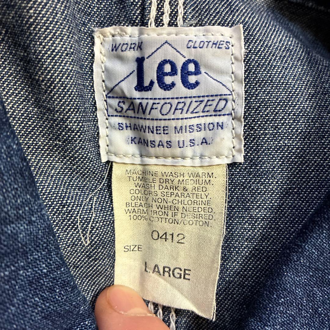 vintage 90s 復刻 Lee 91-j カバーオール L 濃紺