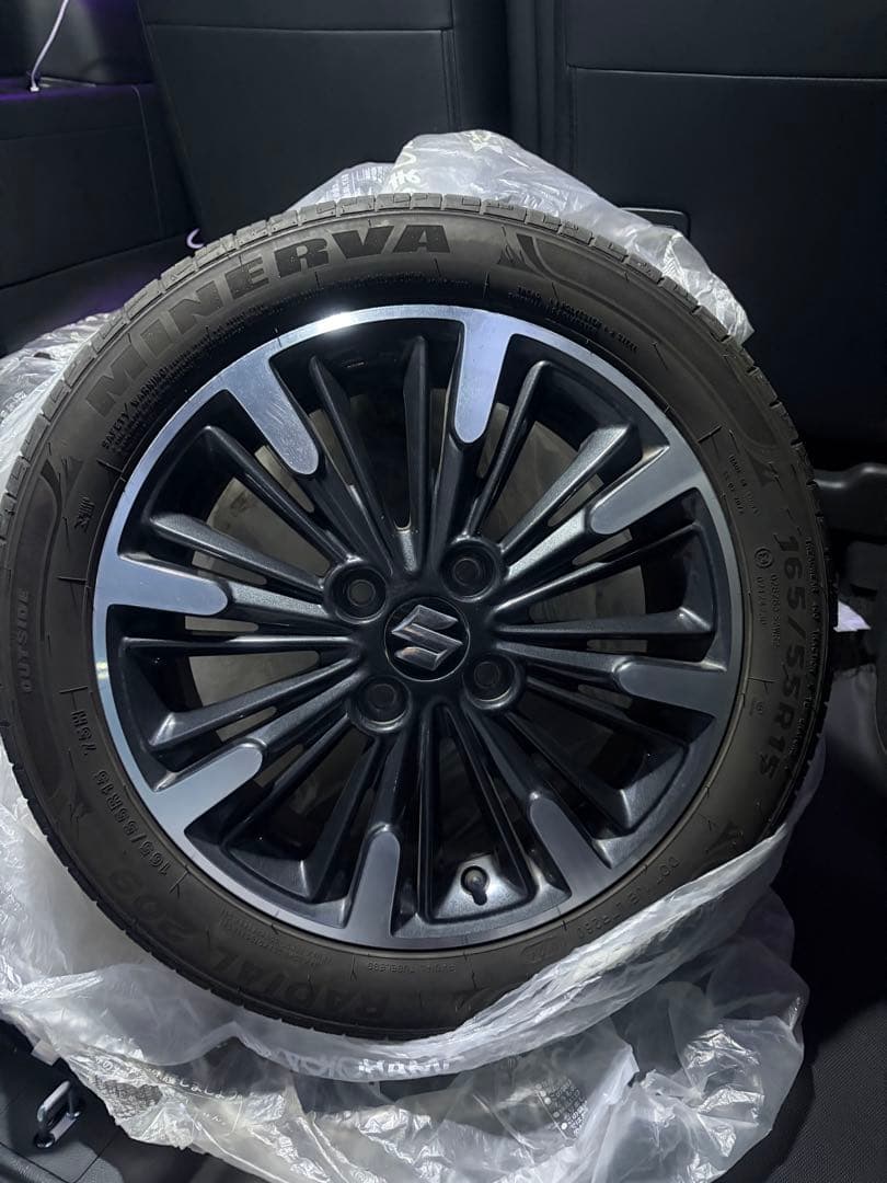 Yajima①MK53S 15インチ純正ホイール4本セット