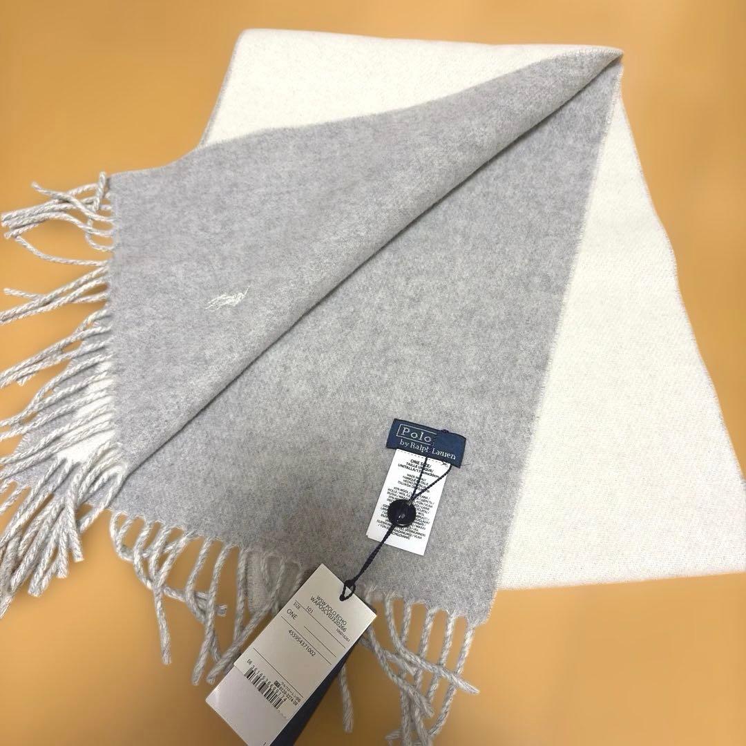 POLO by RALPH LAUREN 毛100%マフラー