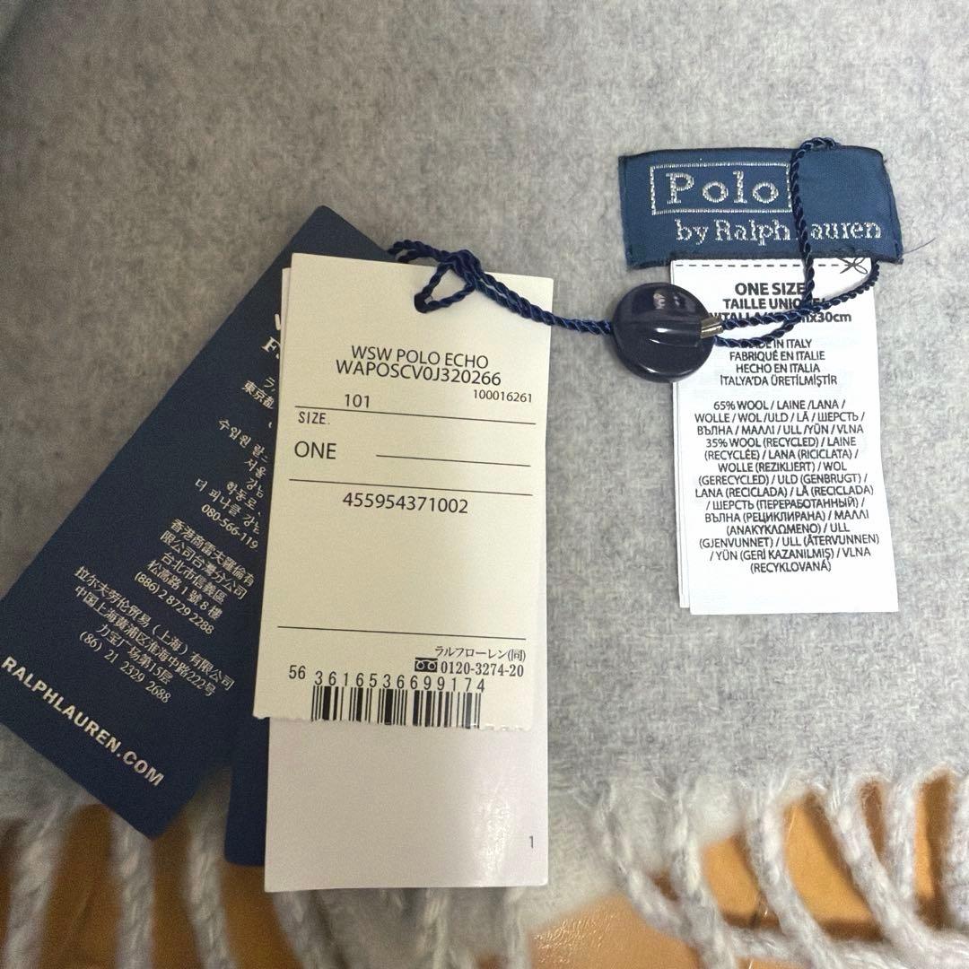 POLO by RALPH LAUREN 毛100%マフラー