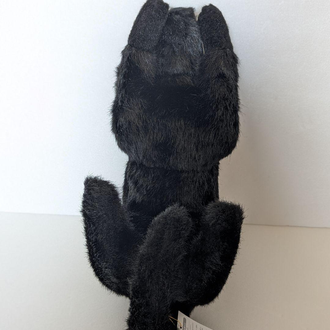 童心 リアルシリーズ 日本製 リアルな猫のぬいぐるみ58cm(クロネコL目あき)