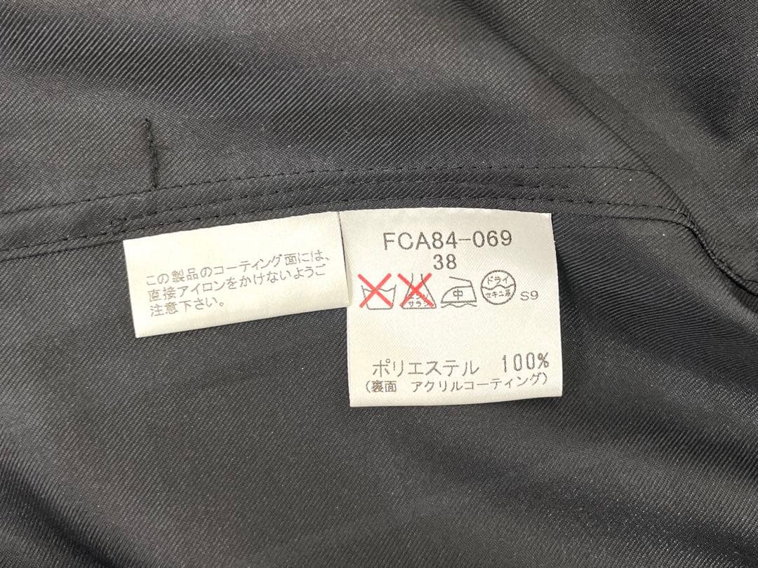 【TK】美品Burberry LONDON トレンチコーハーフ丈 チェック 黒系