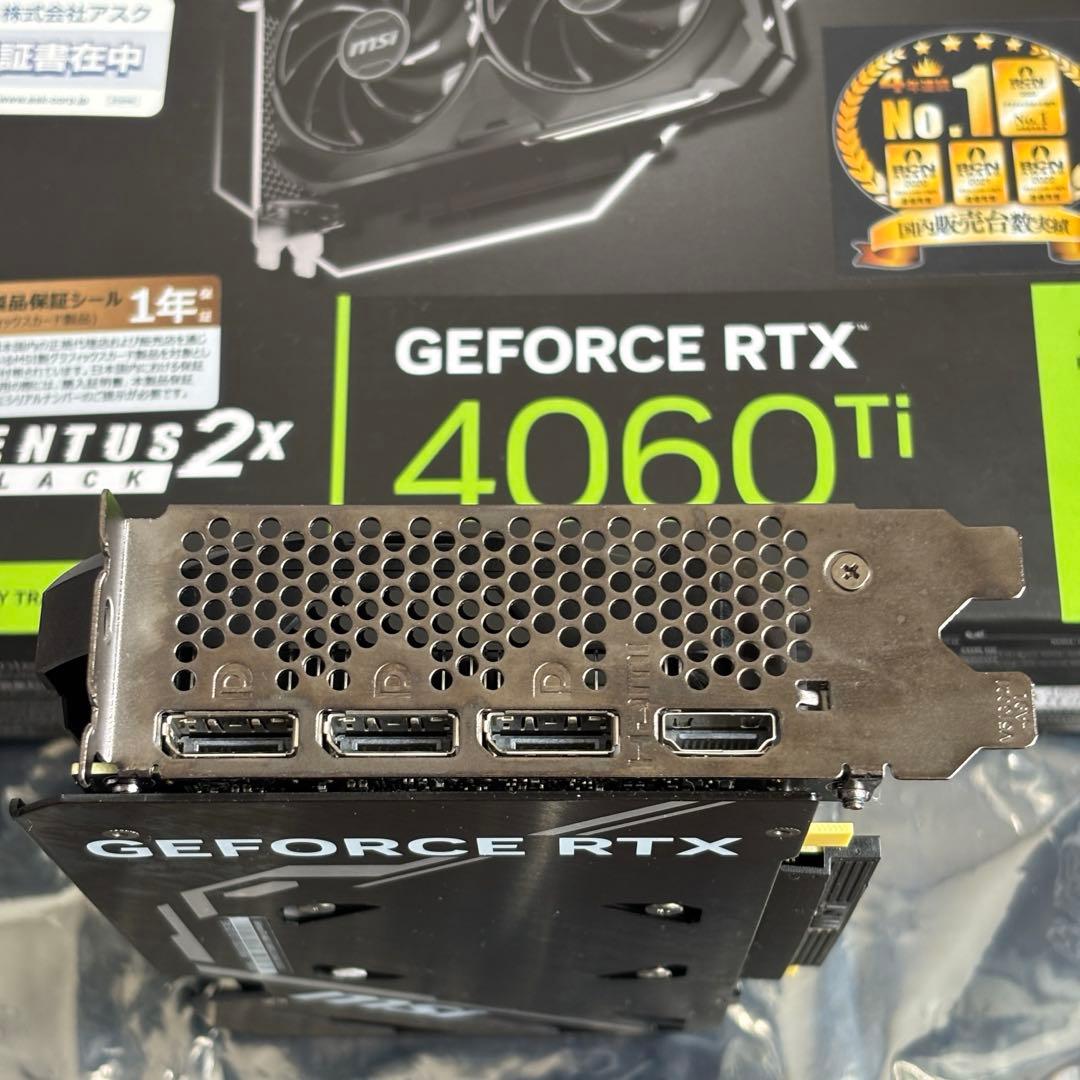 NANAな　MSI GeForce RTX 4060 Ti (16GB)