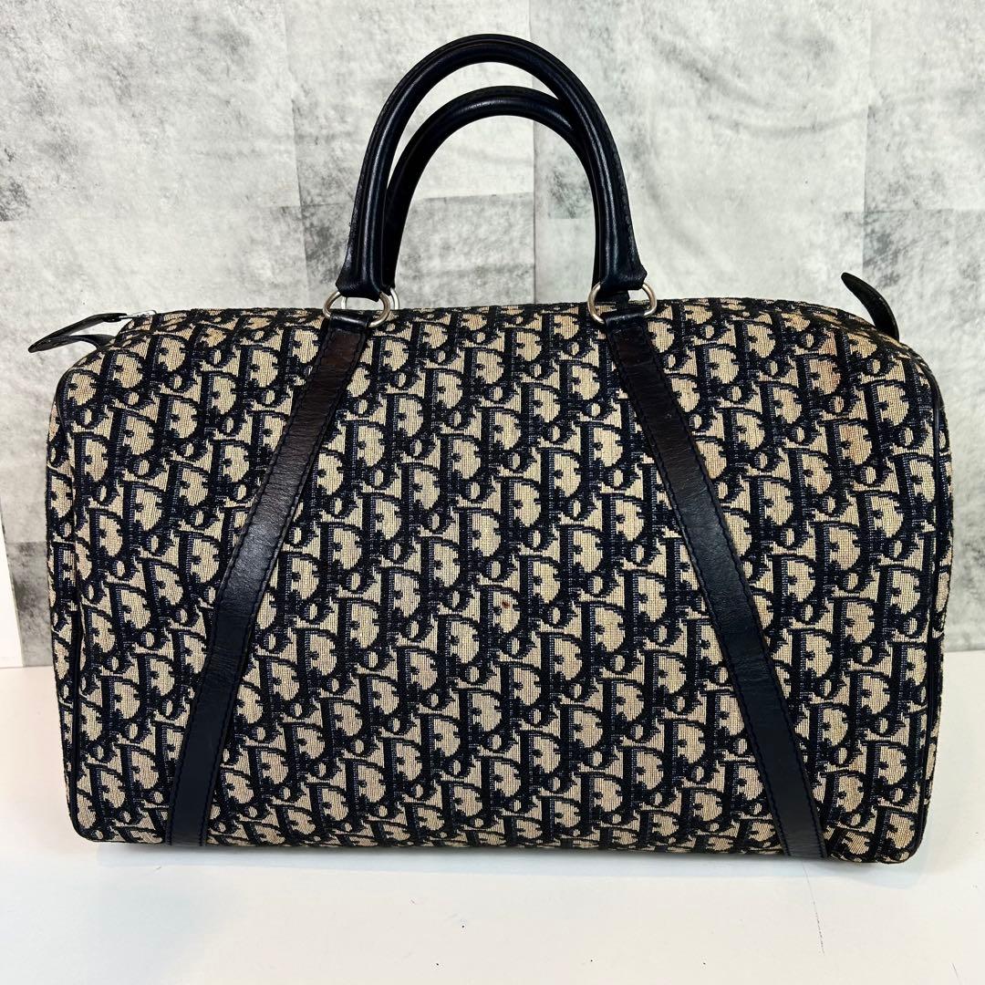 はつと　美品 Dior ディオール ミニボストン ハンドバッグ トロッター